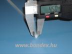 Szilikon T profil 4,5x4,5 mm